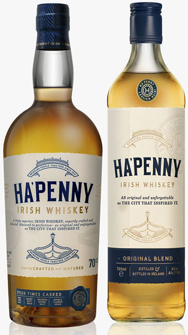 Премьера на российском рынке! Pearse Lyons Distillery! Ирландские виски —  Ha’Penny Original Blend Irish Whiskey и Ha’Penny Four Times Casked Irish Whiskey